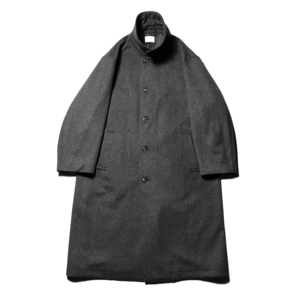 【LAST1】superNova. Bal collar coat - Melton / Charcoal