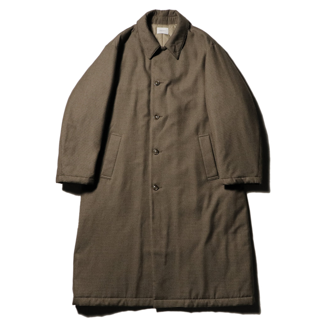 superNova. Quilted lining bal collar coat - Gun club check / Brown