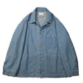 superNova. Coverall jacket - 9.5oz denim / Light indigo