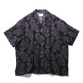 superNova. Aloha shirt - Sprinkled paisley jacquard / Black