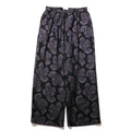 superNova. Wide easy pants - Sprinkled paisley jacquard / Black