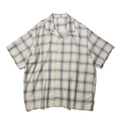 superNova. Aloha shirt - Ombre check / Navy×Natural