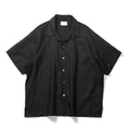 superNova. Aloha shirt - Linen / Black