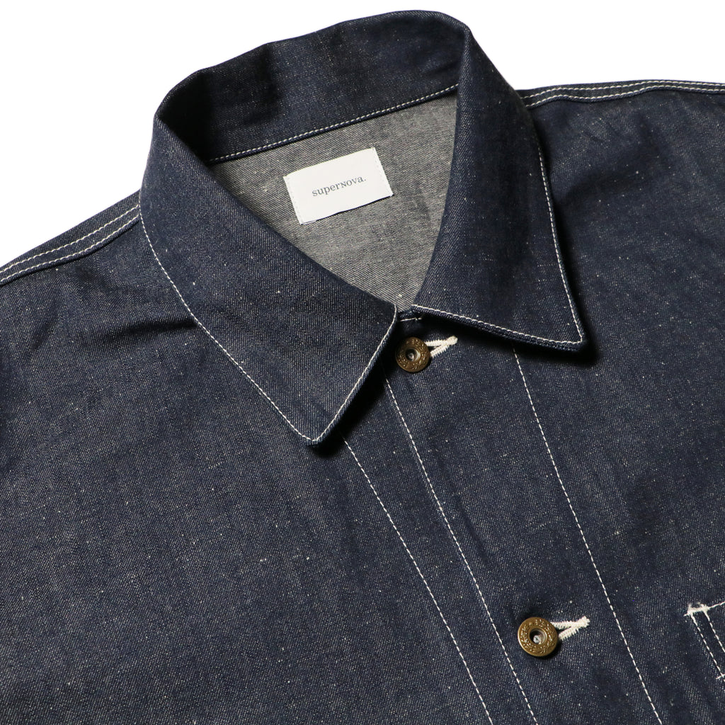 superNova. Coverall jacket - 9.5oz denim / Rigid denim