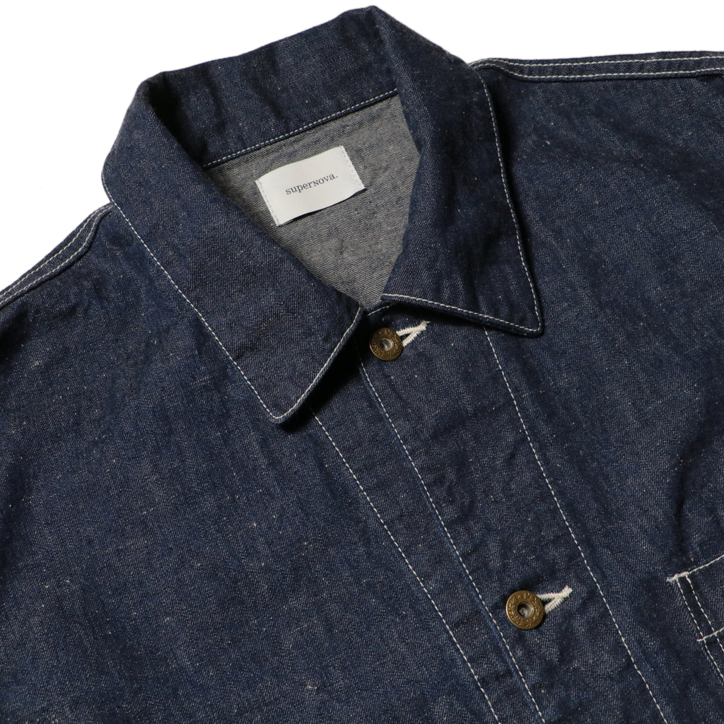 superNova. Coverall jacket - 9.5oz denim / One wash
