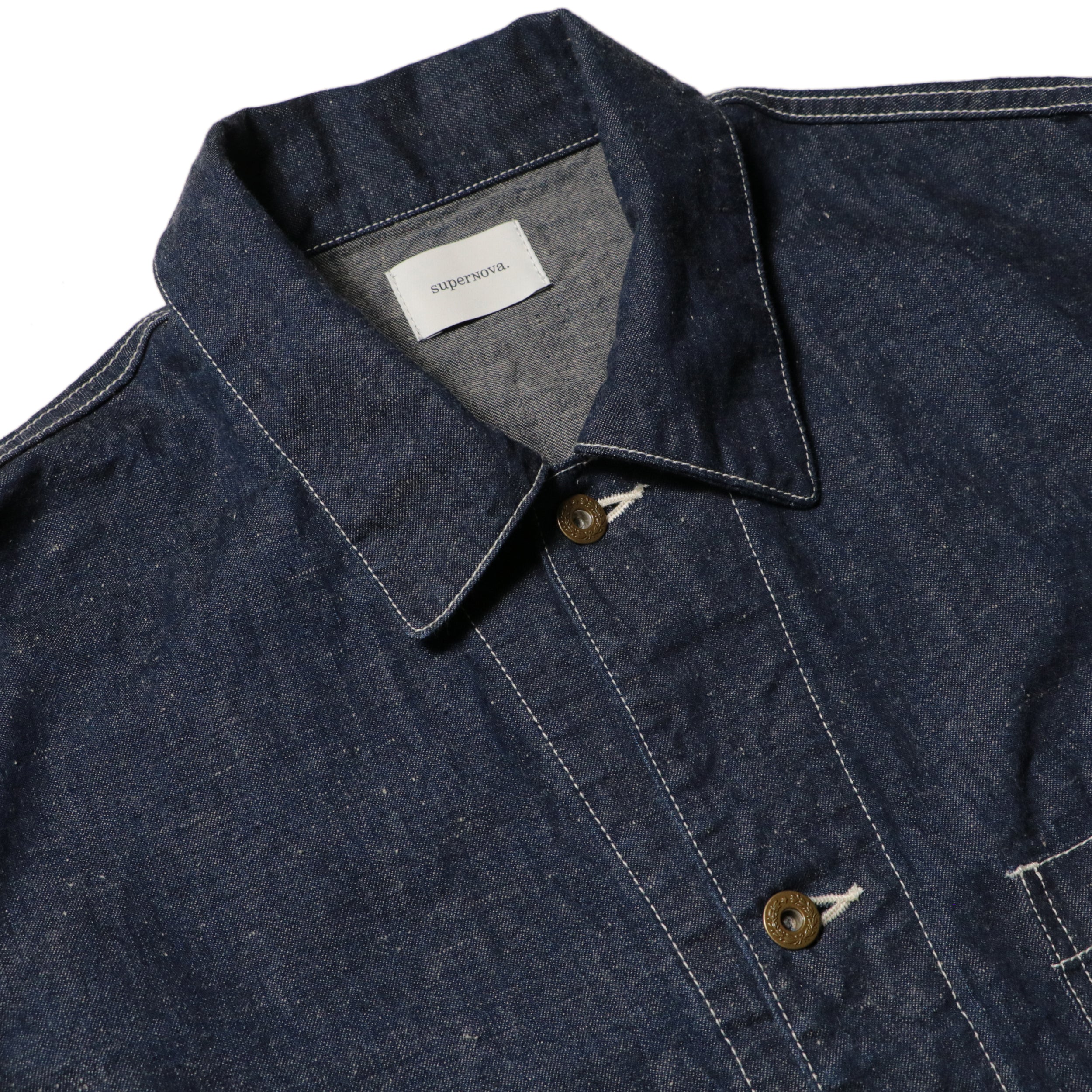 superNova. Coverall jacket - 9.5oz denim / One wash