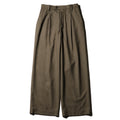 superNova. Wide Gun Club Check Utility Trousers / Brown