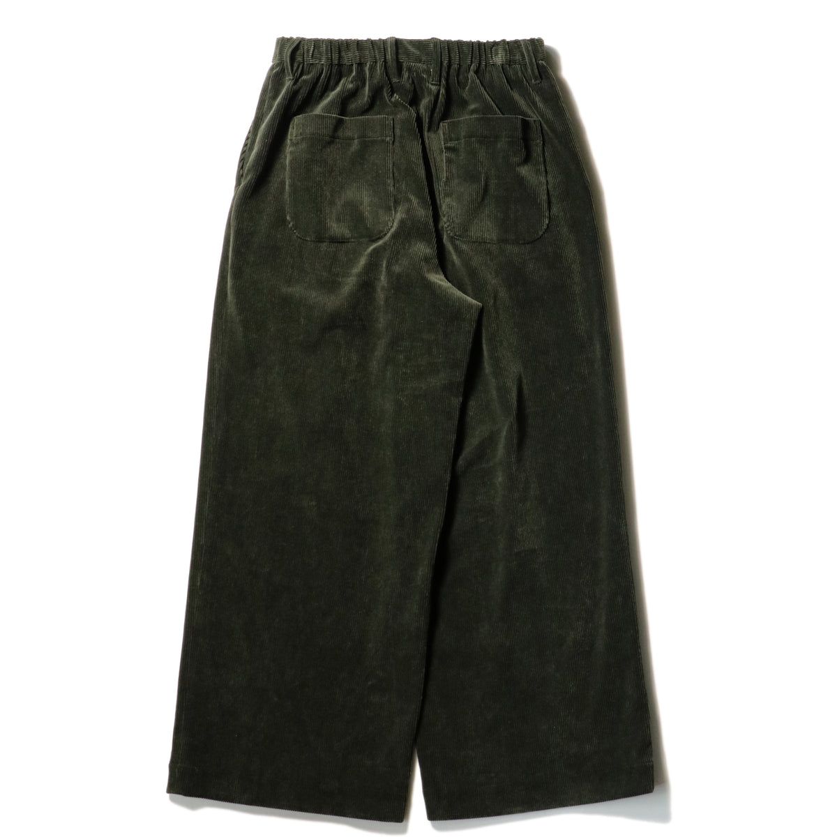 superNova. Corduroy Baggy Utility Trousers / Green