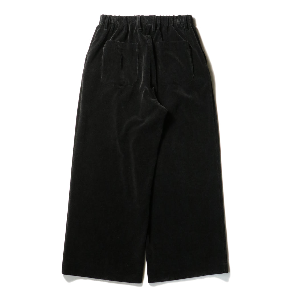 superNova. Corduroy Baggy Utility Trousers / Black