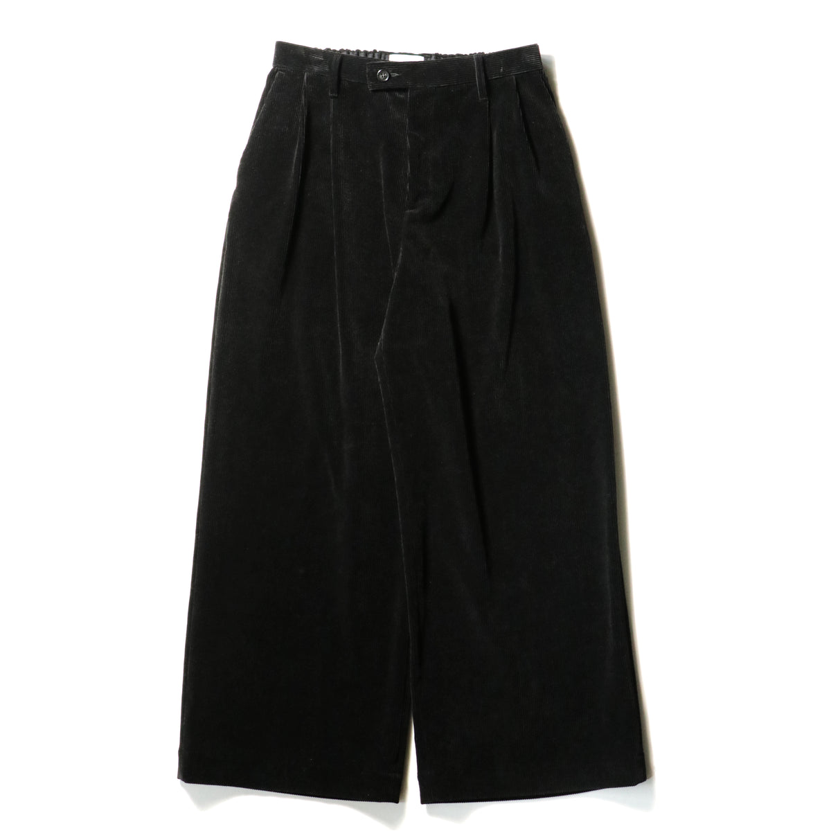 superNova. Corduroy Baggy Utility Trousers / Black