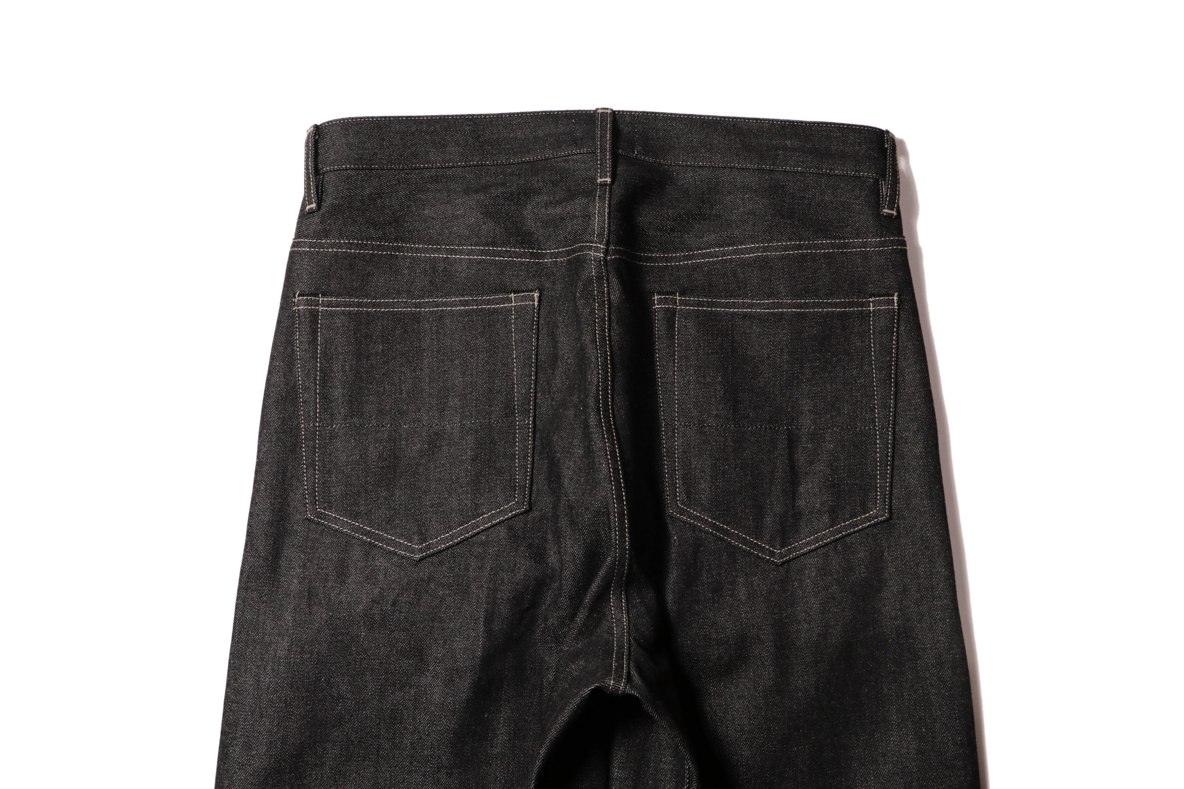 superNova. Wide selvedge jeans - Rigid denim / Black