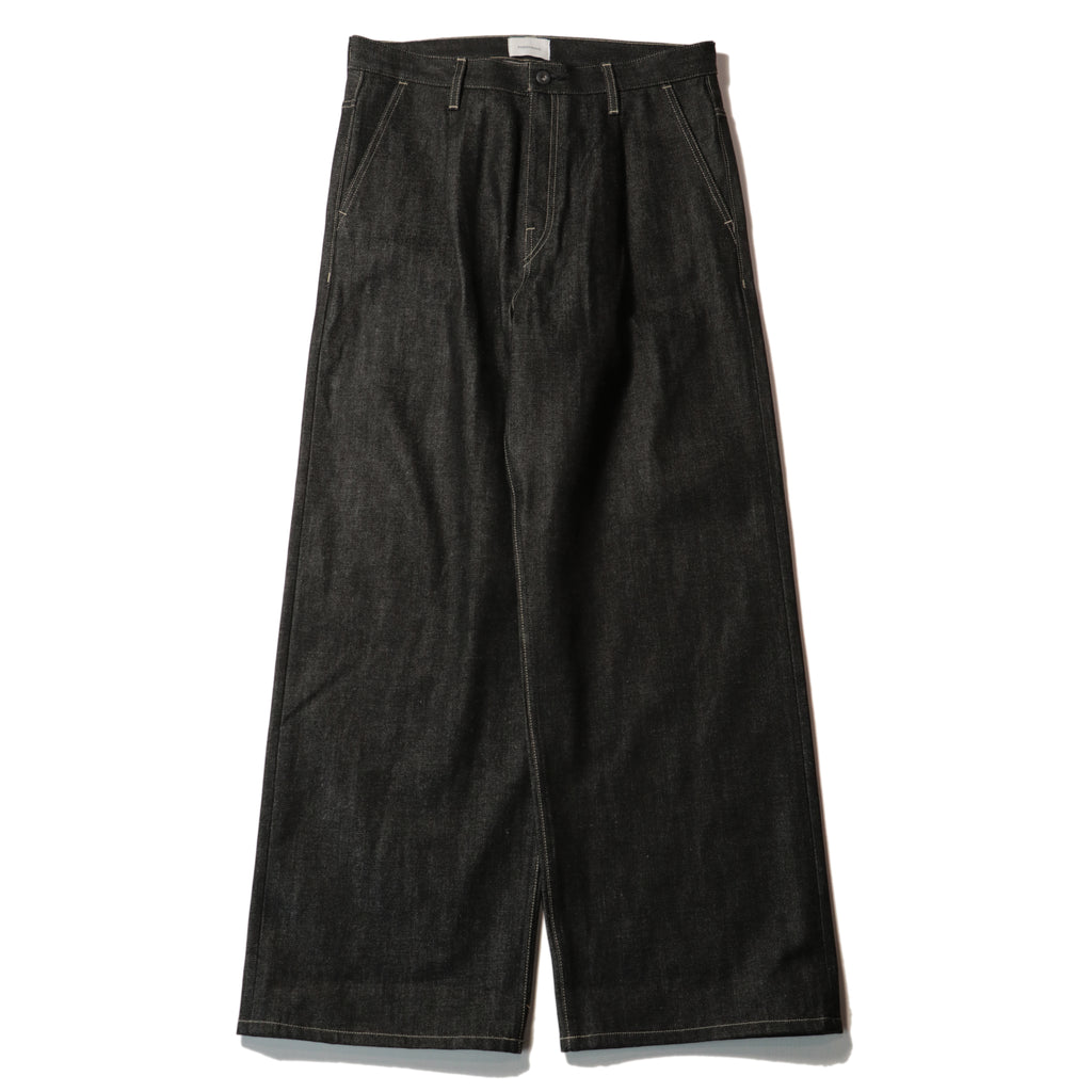 superNova. Wide selvedge jeans - Rigid denim / Black