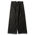 superNova. Wide selvedge jeans - Rigid denim / Black