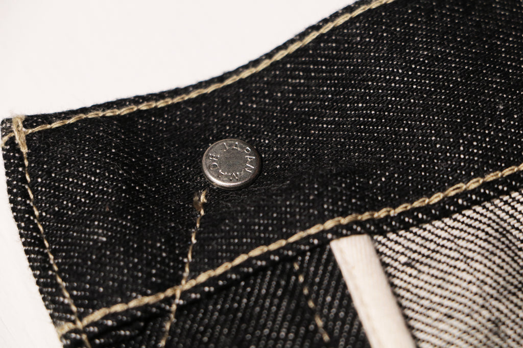 superNova. Wide selvedge jeans - Rigid denim / Black