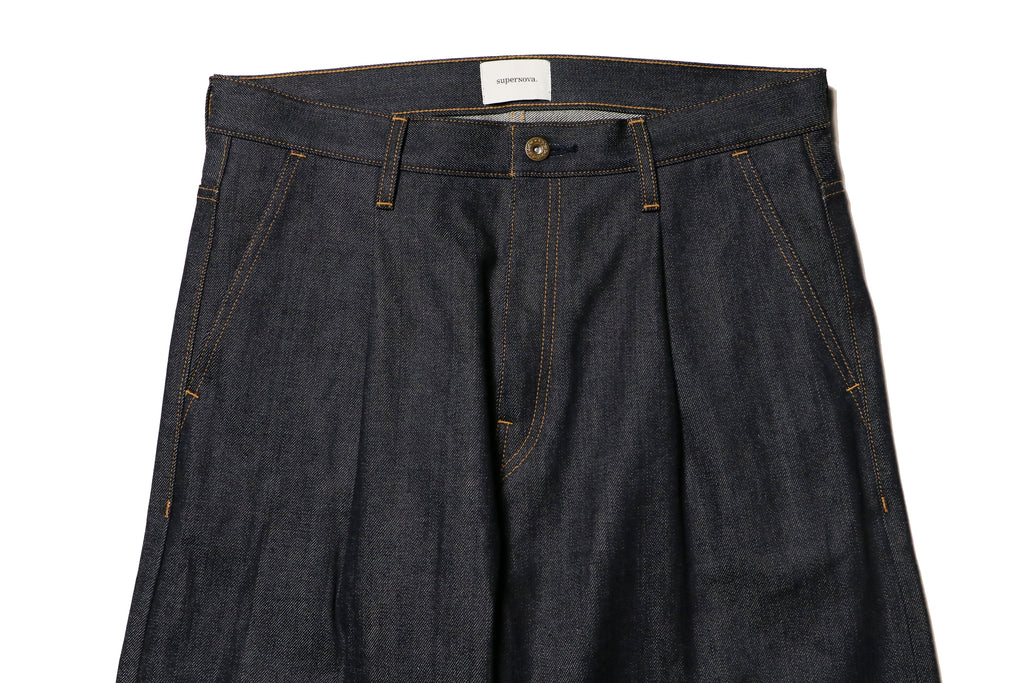 superNova. Wide selvedge jeans - Rigid denim / Indido