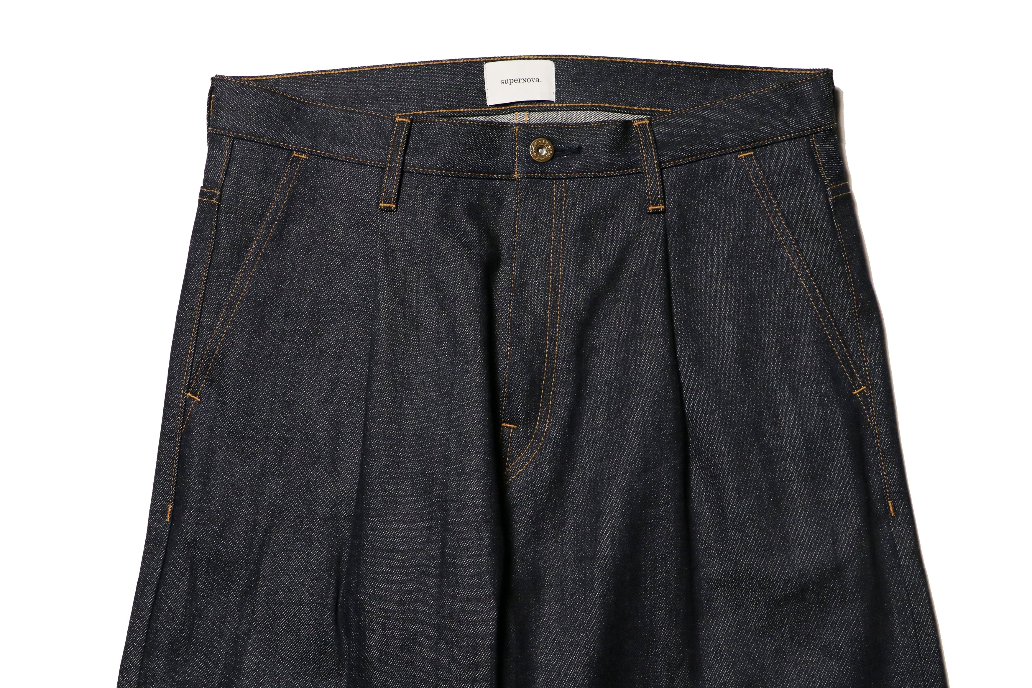 superNova. Wide selvedge jeans - Rigid denim / Indido