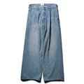 superNova. Wide selvedge jeans - Old vintage wash / Light indigo