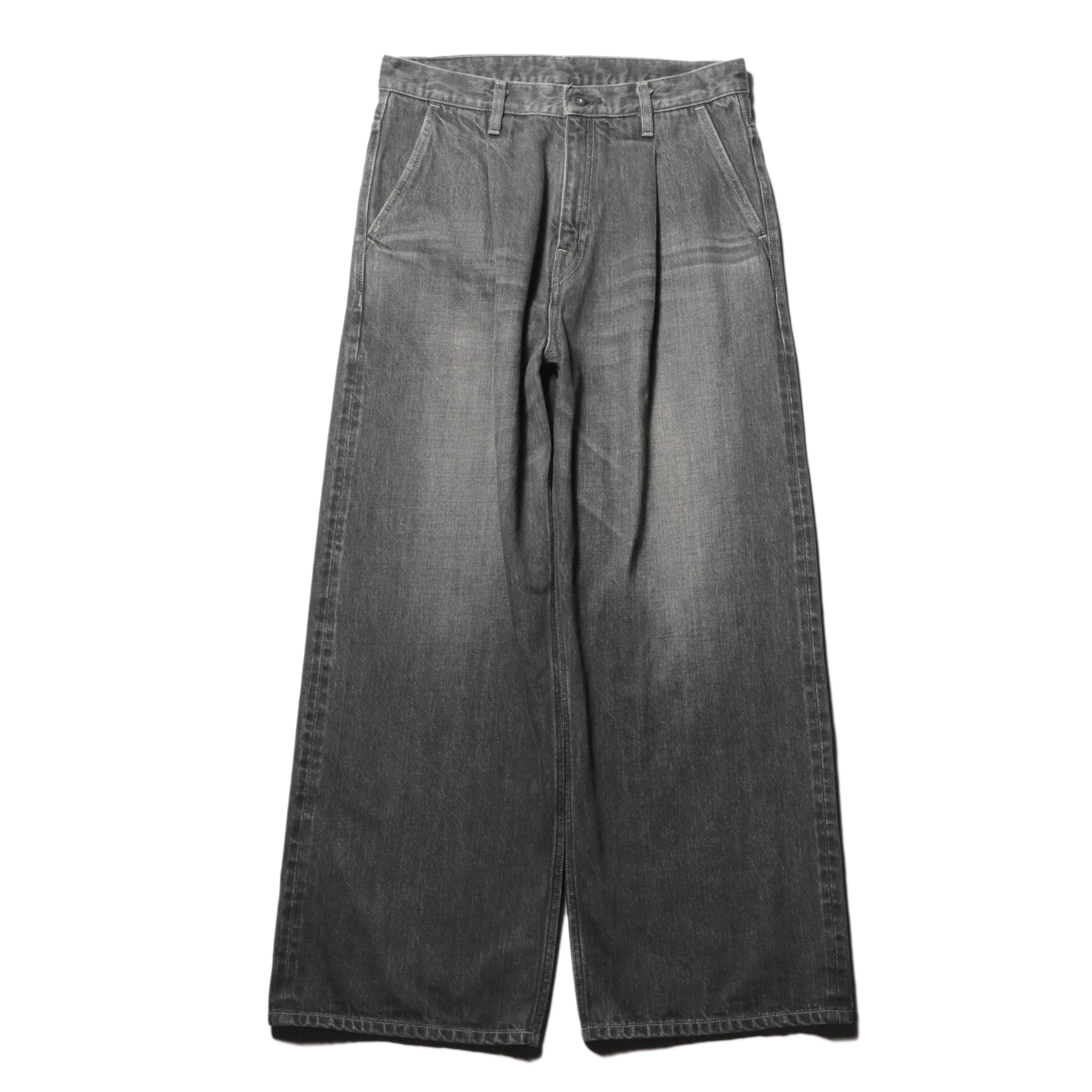 superNova. Wide selvedge jeans - Old vintage wash / Mid black