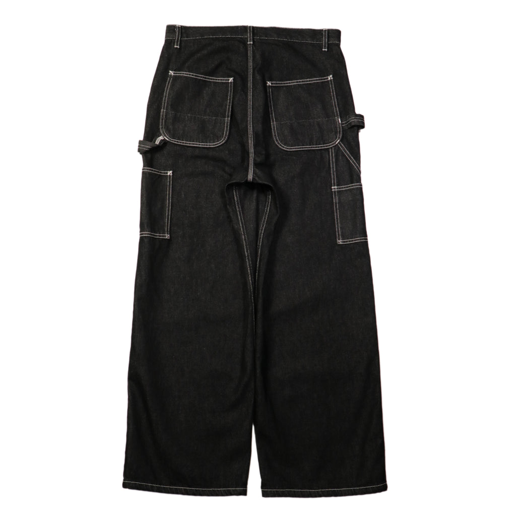 superNova. W-strap painter pants - 11oz denim OW / Black