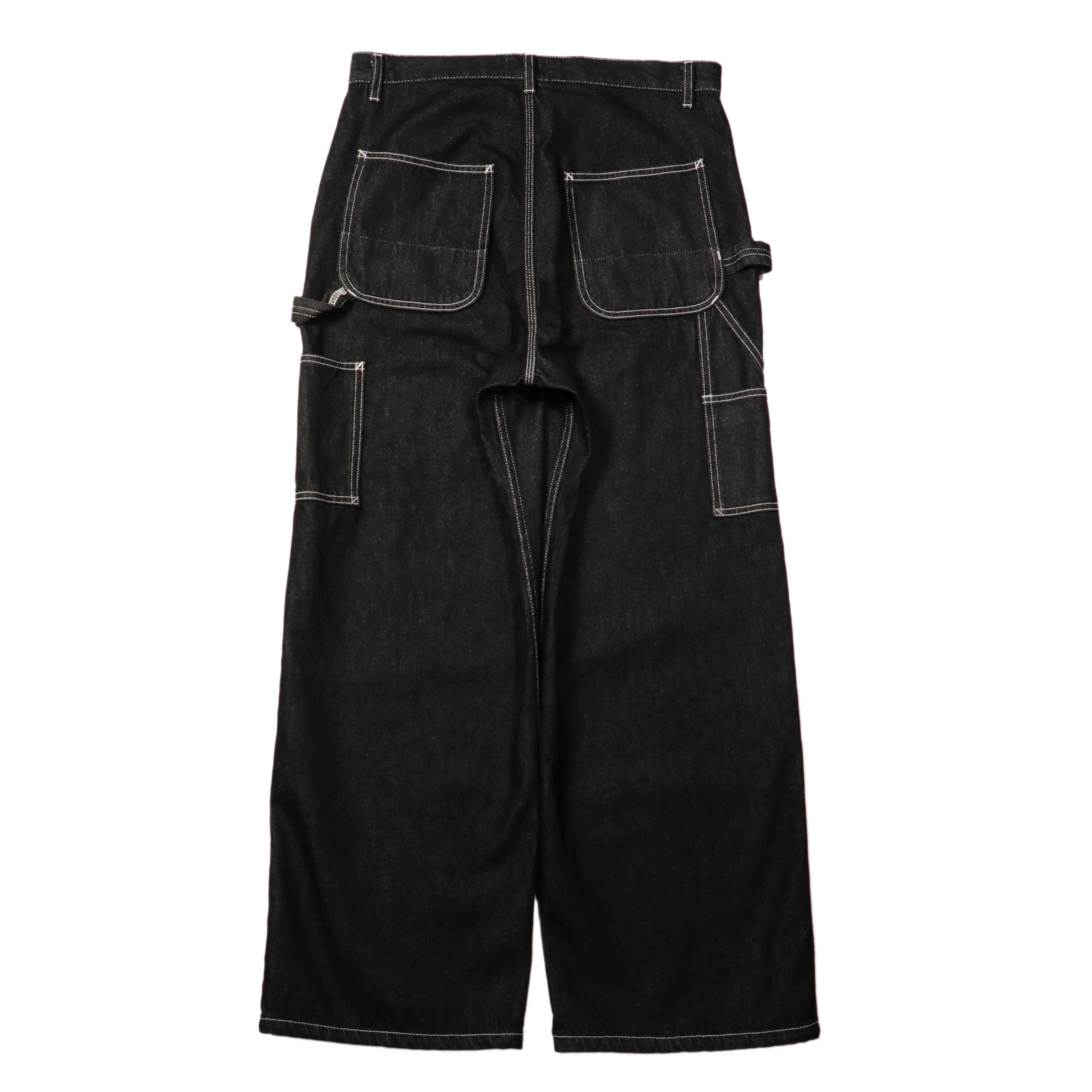 superNova. W-strap painter pants - 11oz denim OW / Black