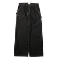 superNova. W-strap painter pants - 11oz denim OW / Black