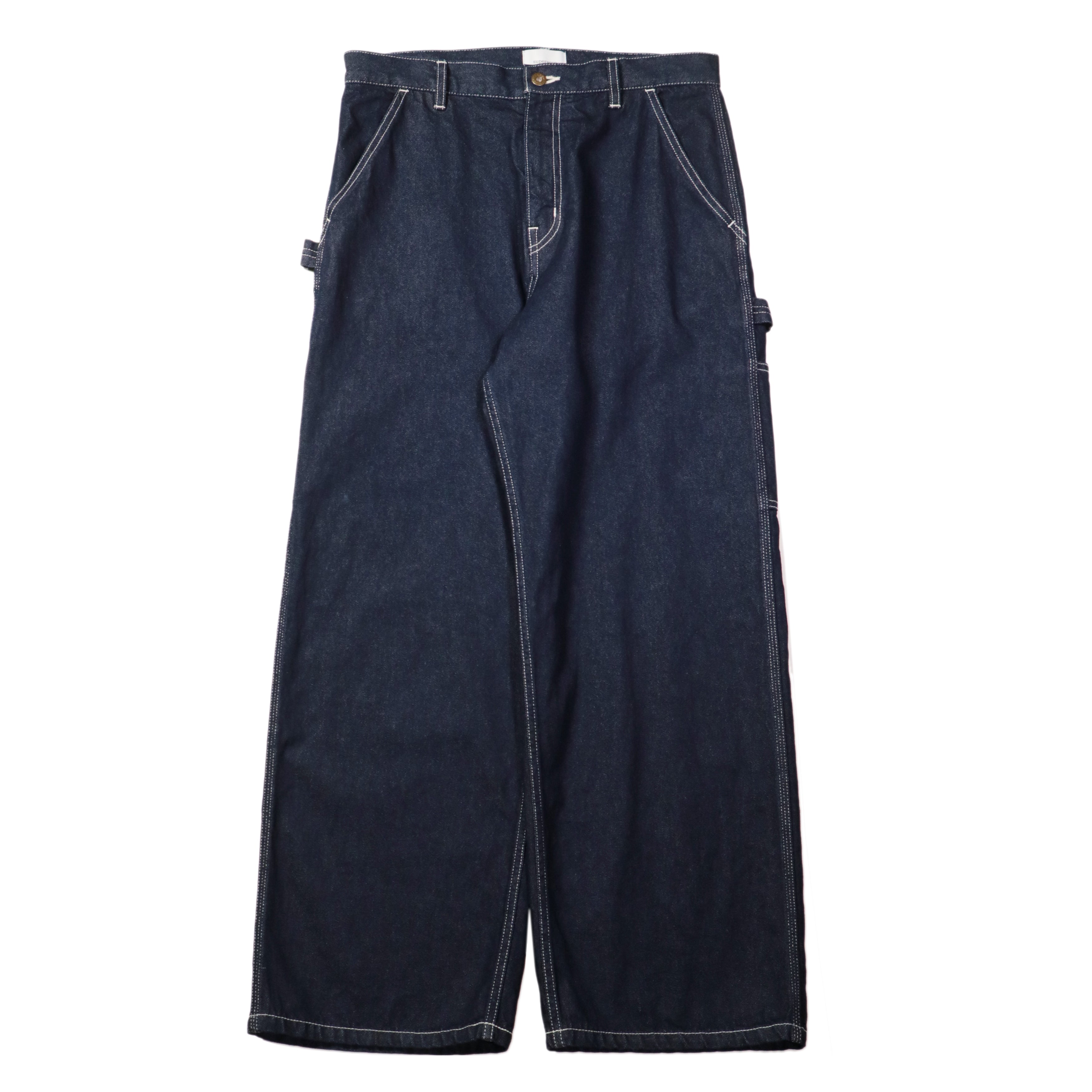 superNova. W-strap painter pants - 11oz denim OW / Indigo