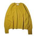10月中発送予定 superNova. Whole Garment V-Neck – Super Fine Merino / Mustard