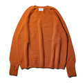 10月中発送予定 superNova. Whole Garment V-Neck – Super Fine Merino / Orange