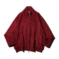 9月中発送予定 superNova. Velvet Drivers Knit Jacket / Red