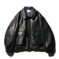 superNova. Leather flight jacket - Horsehide / Black