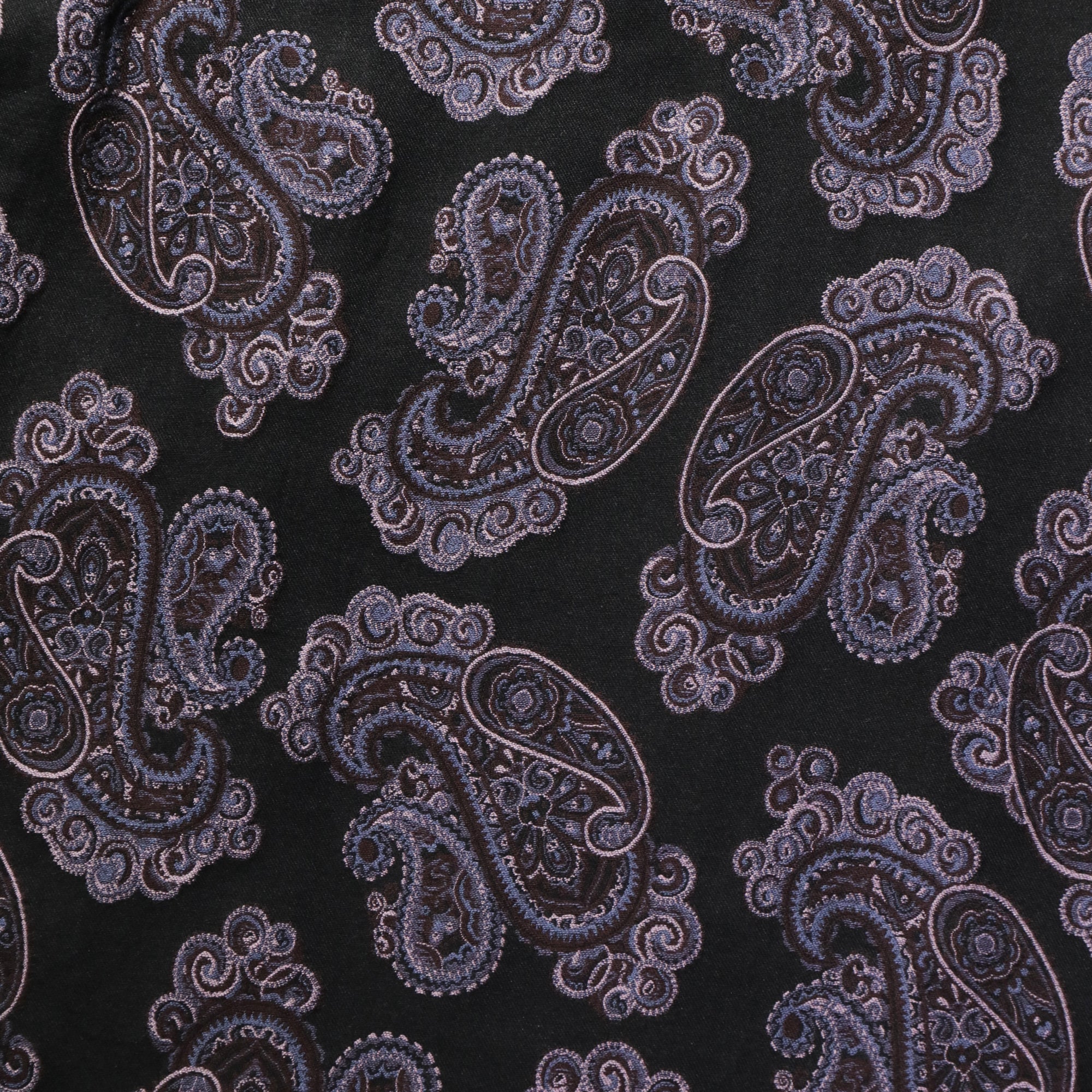 superNova. Wide easy pants - Sprinkled paisley jacquard / Black