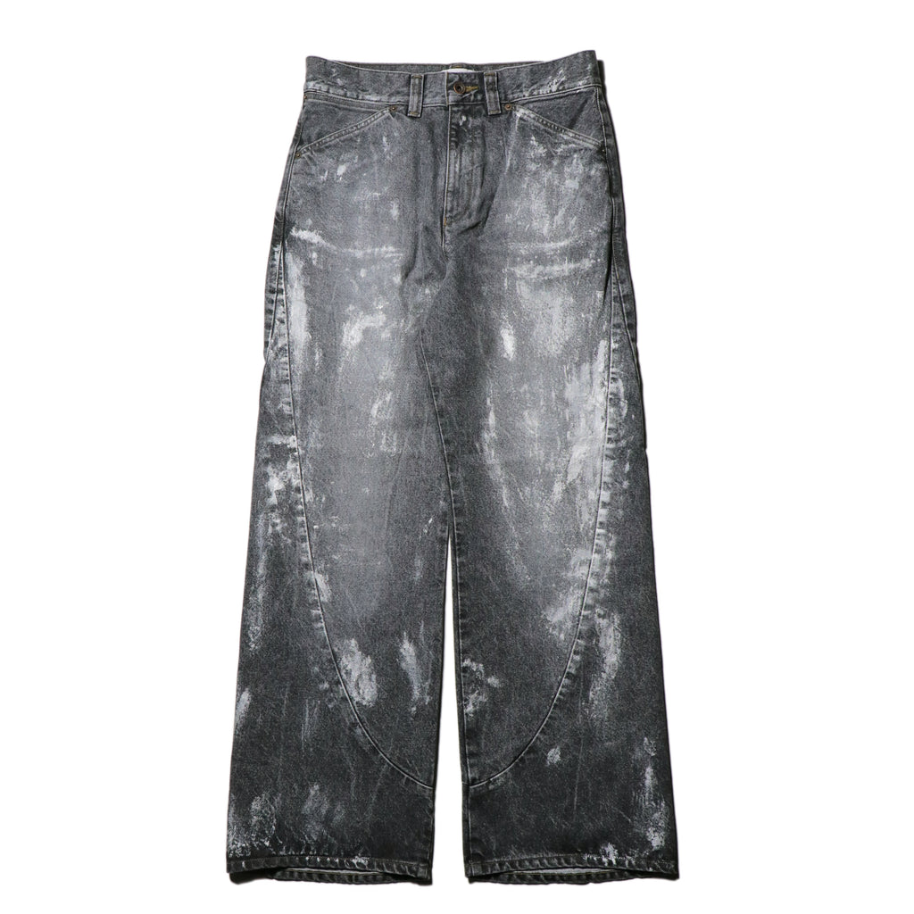 encode  Prototype 3D jeans - SILVER PAINTING / Black