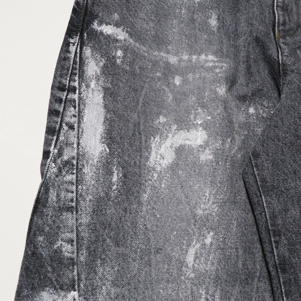 encode  Prototype 3D jeans - SILVER PAINTING / Black