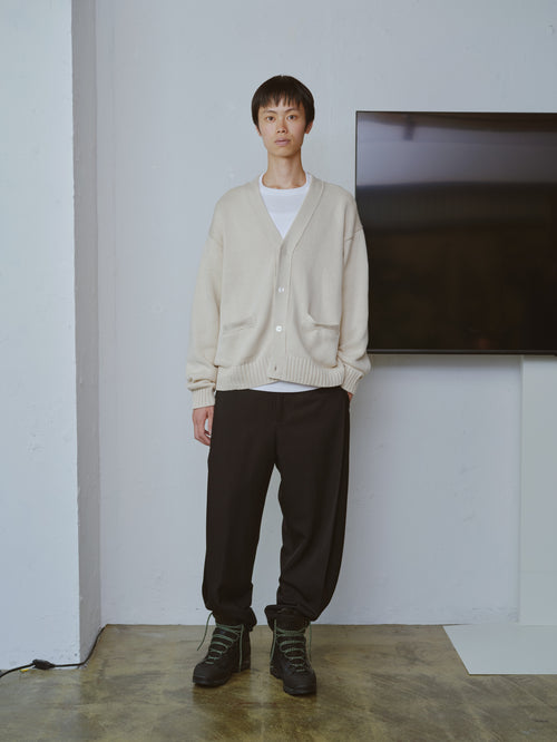 encode Improved knit cardigan / Ivory