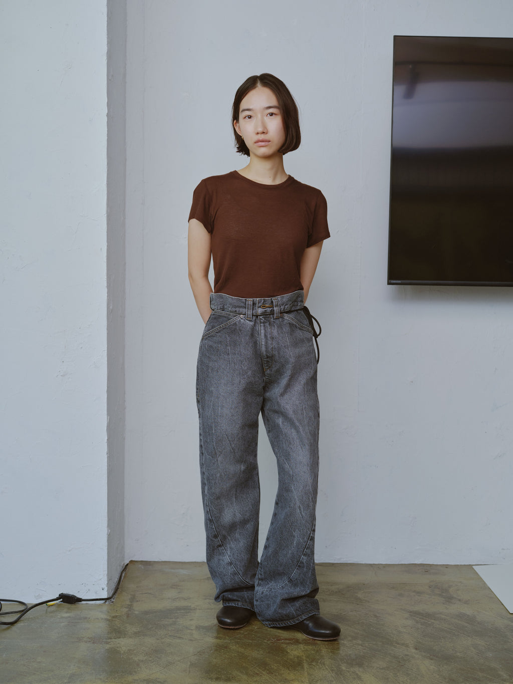 encode Prototype 3D jeans / Black