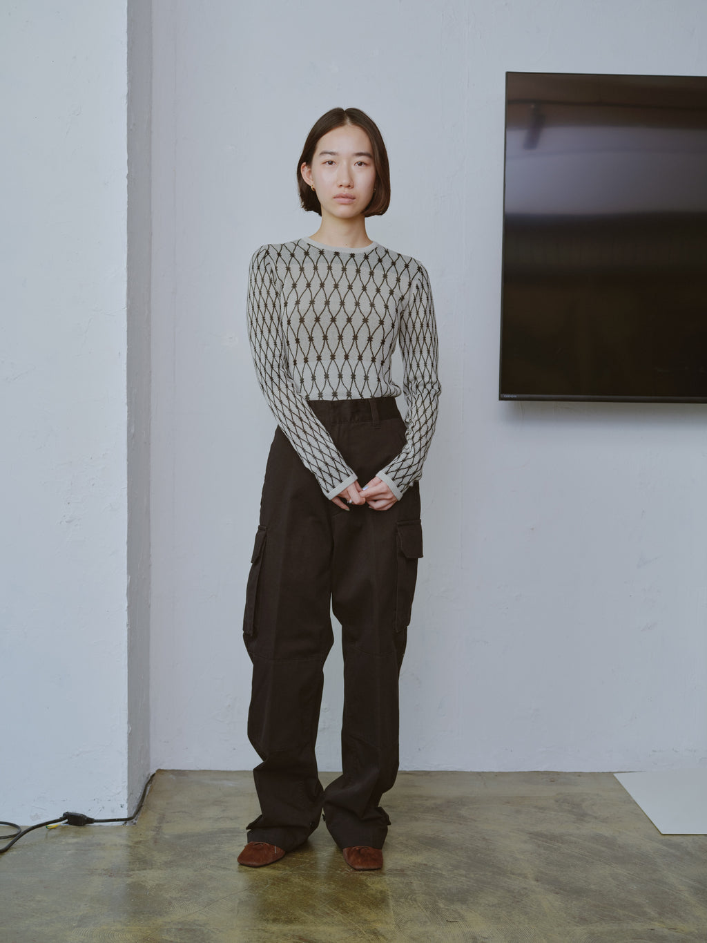 encode Improved M-47 cargo trouser / Black